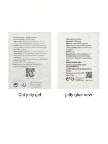 48pcs Long Square Acrylic Press-On French Nail Art Kit With Rhinestone Butterfly Design For Fingers And Toes, Including Jelly Glue And Nail File. Suitable For All Women, Perfect For Daily Outfits To Make Your Fingertips More Charming. - White - View 6