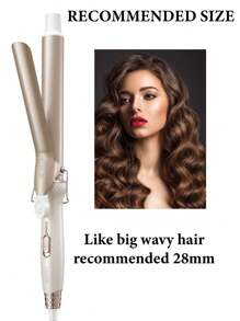 CRASTS 28毫米大直徑捲髮棒，快速加熱造型工具一鍵開關，型號HC-033 - 查看 7