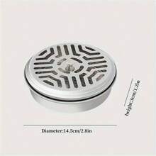 Mosquito Coil Box Manufacturer Stainless Steel Mosquito Coil Box Home Flame Resistant Mosquito Coil Box Outdoor Mosquito Coil Box With Lid Ash Tray - Silver - View 3