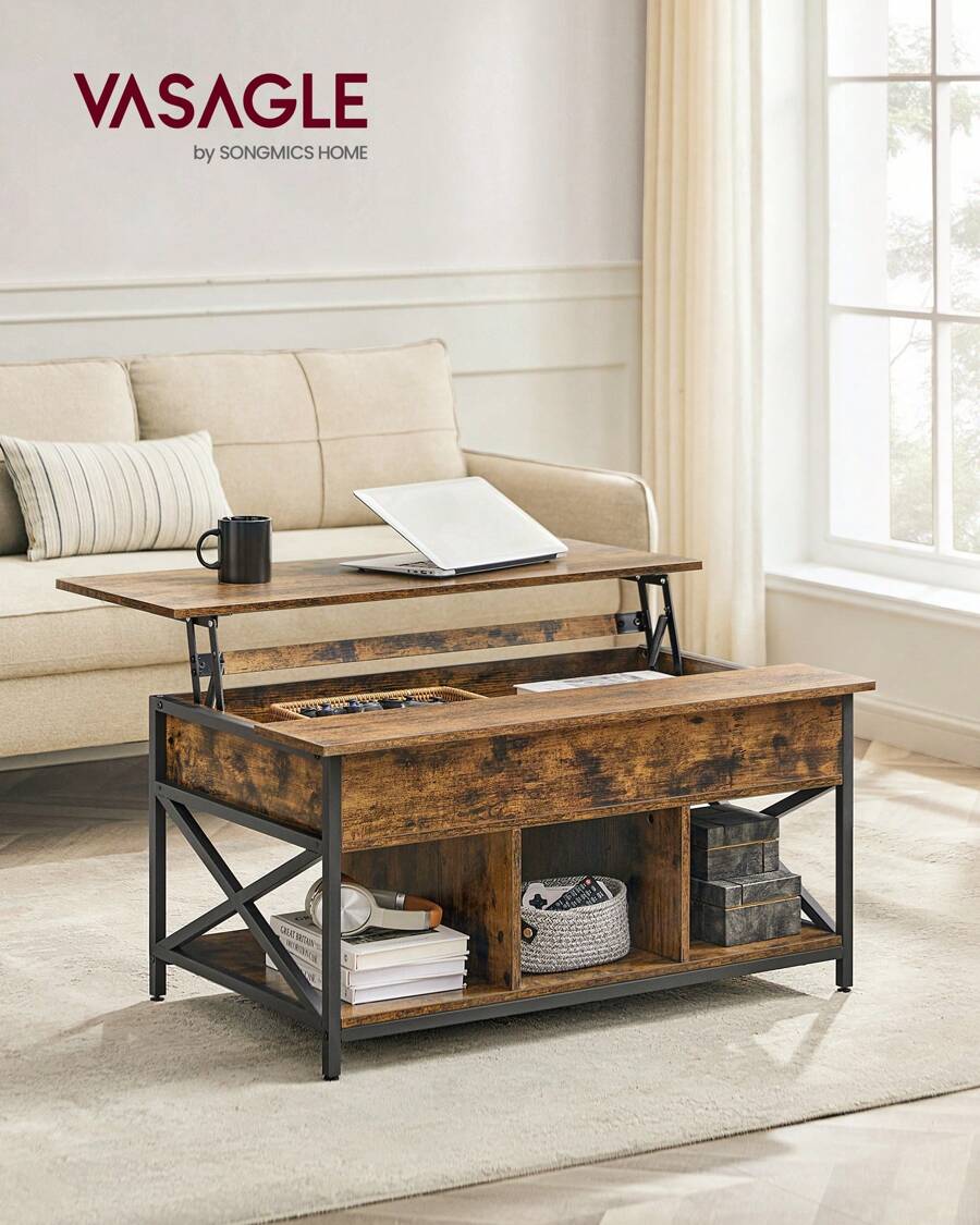 VASAGLE Coffee Tables - Chocolate Brown - View 1