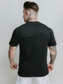 Men T-Shirts - 黑色 - 查看 2