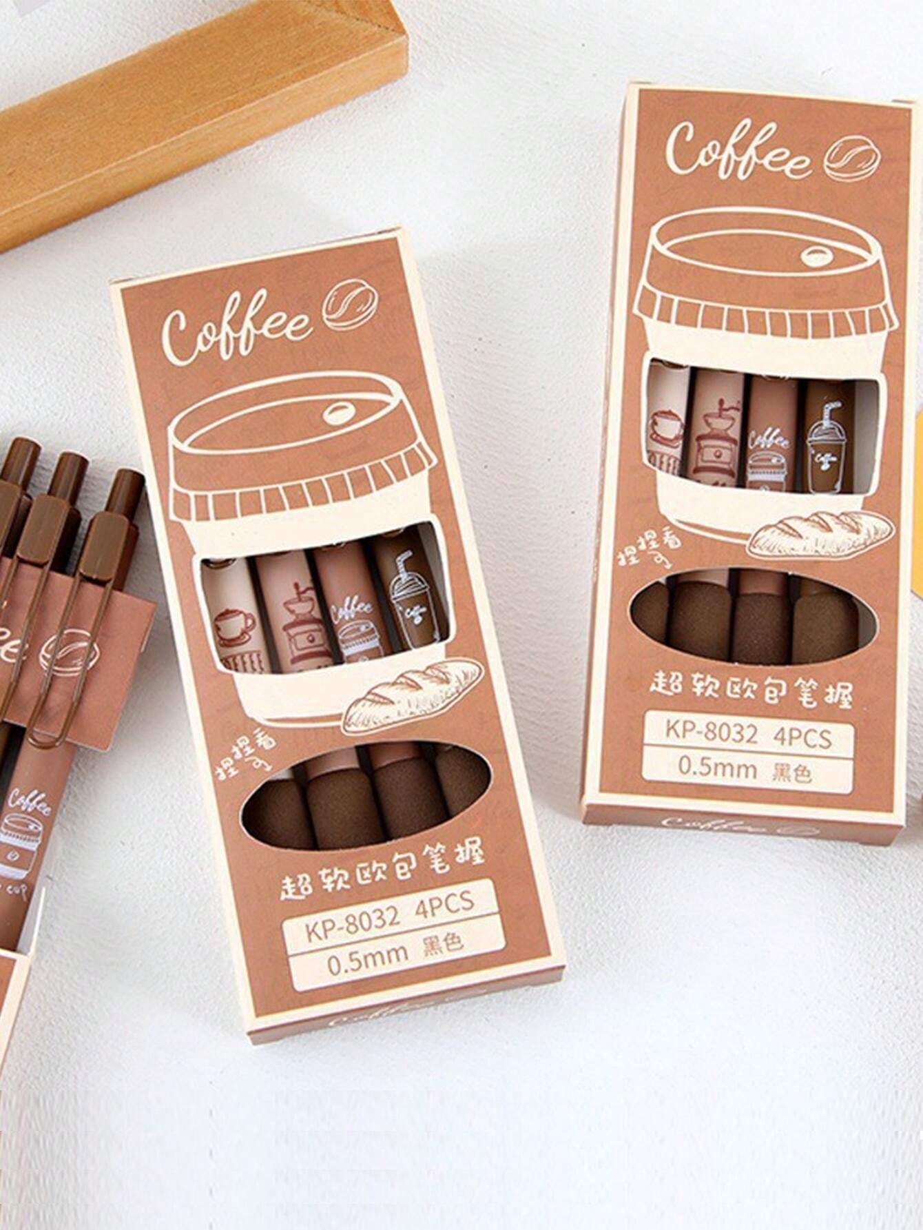 1 Box Smooth QuickDry SoftGrip Neutral Pen, With A Beautiful Click Pen Clip, Writing Smoothly