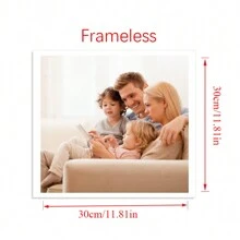 1pc Customized Canvas Wall Art, Available With DIY Wooden Frame Or Frameless Poster, Customizable Photos, Suitable For Family, Loved Ones, Pets, Can Be Hung On Wall For Home, Office, Living Room, Bedroom, Tea Room, Dining Room Decor, Ideal Gift For Birthday, Graduation, Slow Life, Retro, Holiday Calendar - Style 1 - View 8