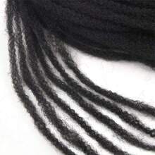 1Pack Twist Braiding Hair  Twist Hair Long  Twist Hair  Afro Kinky Curly Twist Crochet Hair Synthetic Marley Hair Extensions - Black - View 7