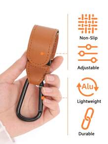 2个婴儿推车挂钩，背包储物袋挂钩，通用婴儿推车挂钩