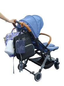 2个婴儿推车挂钩，背包储物袋挂钩，通用婴儿推车挂钩