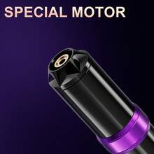 Neebol 1套刺青機套裝，包含電源供應器、腳踏板、刺青筆、刺青槍等，適用於刺青藝術師和初學者 - 美規A型插(110-127V) - 查看 7