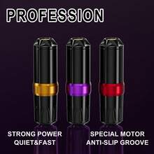 Neebol 1套刺青機套裝，包含電源供應器、腳踏板、刺青筆、刺青槍等，適用於刺青藝術師和初學者 - 美規A型插(110-127V) - 查看 4