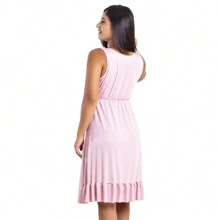 Plus Size Nightgowns & Sleepshirts - Negro - Ver 3