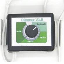 Dimmer regulador de velocidade para esmerilhadeiras lixadeiras dimer (controlador velocidade) até 1000W politriz G650W 720W 820W 920W potenciometro de RPM Bivolt 110V e 220V - Entrada do tipo CE C (220-240V) - Visão 3