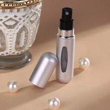 1pc Mini Travel Perfume Refillable Atomizer, Solid Portable Perfume Spray Bottle, Travel Perfume Scent Pump Case Fragrance Empty Container Spray Bottle For Traveling And Outgoing,5ml - Multicolor - View 15