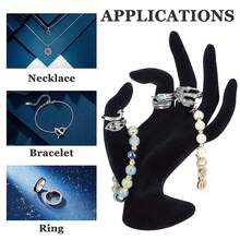 1入組白/黑/棕色OK手勢珠寶架，創意珠寶戒指耳環收納架，桌面珠寶展示飾品，頸鏈手鐲掛展架，適用於梳妝台化妝間商場櫥窗 - 彩色 - 查看 10