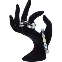 1入組白/黑/棕色OK手勢珠寶架，創意珠寶戒指耳環收納架，桌面珠寶展示飾品，頸鏈手鐲掛展架，適用於梳妝台化妝間商場櫥窗 - 彩色 - 查看 7