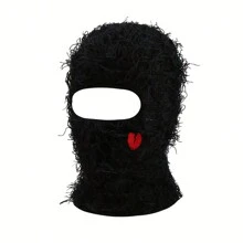 Distressed Solid Color Balaclava Mask vindtät, andas, bekväm för avslappnad stil, motorcykel, skidåkning och mer för kvinnor och män - Bala-aixin - Visa 11