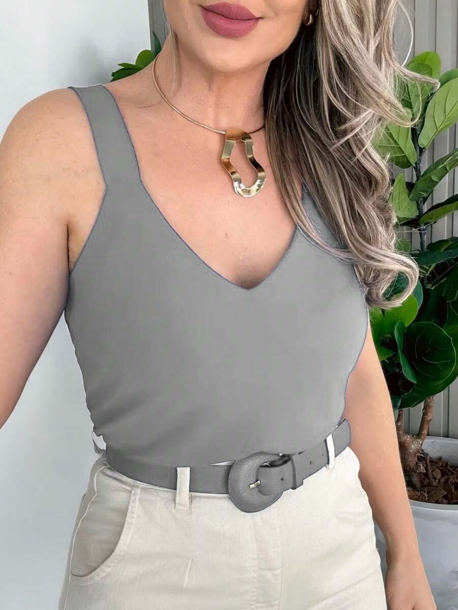 Women Tops - Grey - View 1