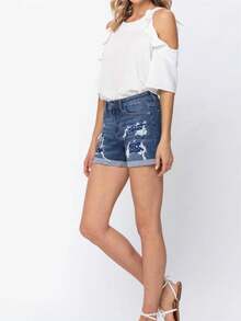 Judy Blue Star Boom Short - Màu xanh lam - Xem 2