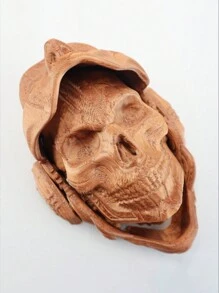 1入組手指陀螺玩具，四色機械女孩面具、骷髏3D列印玩具裝飾創意裝飾品 - 彩色 - 查看 10