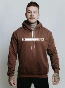 Men Sweatshirts - Rust Brown - View 1