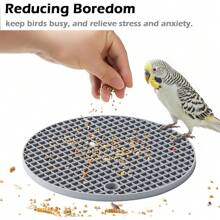 2Pcs Bird Foraging Toys Puzzle, Bird Slow Feeder Mats, Interactive Parrot Foraging Toys To Increase Feeding Time, Bird Enrichment Toys For Rat, Parakeet, Cockatiel, African Grey, Conure, Budgies - View 5
