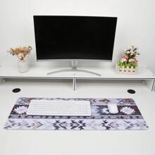 1pc Large  Style Geometric Pattern Computer/Laptop Office Gaming Mouse Pad