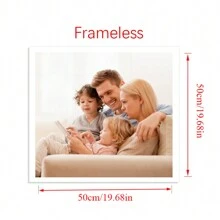 1pc Customized Canvas Wall Art, Available With DIY Wooden Frame Or Frameless Poster, Customizable Photos, Suitable For Family, Loved Ones, Pets, Can Be Hung On Wall For Home, Office, Living Room, Bedroom, Tea Room, Dining Room Decor, Ideal Gift For Birthday, Graduation, Slow Life, Retro, Holiday Calendar - Style 1 - View 14