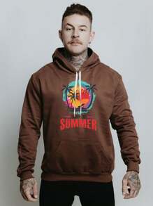 Men Sweatshirts - 鏽棕色 - 查看 1