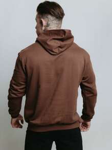 Men Sweatshirts - 鏽棕色 - 查看 2