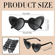 6pcs Satin Bridesmaid Curler Headbands + 6pcs Heart-Shaped Glasses, Bride Gift Set, Damage-Free Headbands, Creative Wedding Party Favors, Bridesmaid Proposal, Christmas, New Year Party Photo Props