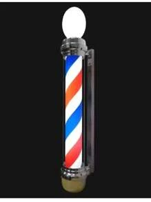 POSTE BOMBILLA CARAMELO ROTATIVO GIRATORIO PARA BARBERIA 103CM CON BOLA  LUZ LED IDEAL PARA TU BARBERIA - Tipo de Enchufe A USA (110-127V) - Ver 3