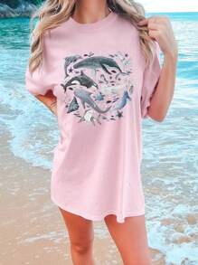 Women T-Shirts - Hồng - Xem 2