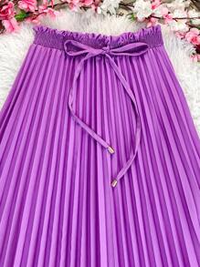 Women Skirts - Mauve Purple - View 3