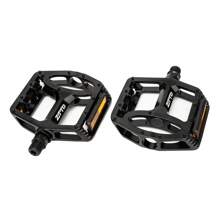 ZTTO Mountain Bike Flat Pedals, Aluminum Alloy, AM Road Bicycle DU Bushing Bearings, 9/16" Thread, Soft Ride, Gravel Road - Multicolor - View 6