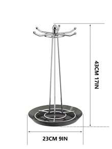 1 厨房旋转铲刀收纳架带沥水盘，可存放勺子、铲子、打蛋器等厨房用具 - 彩色 - 查看 5