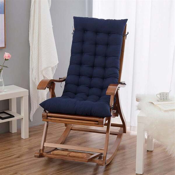 1 Piece High-Backed Chair Cushion, Soft Sun Lounger Chairs Cushions For Garden, Patio, Upholstery, Outdoor