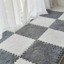6pcs Room Carpet For Master Bedroom, Anti-Slip Full Coverage Bedside Rug For Living Room And Bedroom Interlocking Mat - Multicolor - View 7