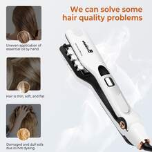 Portable Professional Steam Hair Straightener - UK Plug(220-240V) - View 2