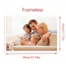 1pc Customized Canvas Wall Art, Available With DIY Wooden Frame Or Frameless Poster, Customizable Photos, Suitable For Family, Loved Ones, Pets, Can Be Hung On Wall For Home, Office, Living Room, Bedroom, Tea Room, Dining Room Decor, Ideal Gift For Birthday, Graduation, Slow Life, Retro, Holiday Calendar - Style 1 - View 17