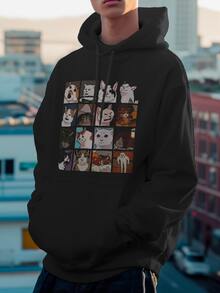Men Hoodies - màu đen - Xem 2