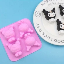 Cinnamon Dog,   Licensed 4-Cavity Silicone Baking Mold For Cakes, Chocolates, And Decorations - Food Contact Safe, Flexible DIY Bakeware For Commercial And Home Use - Multicolor - View 4