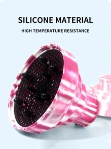 Máy khuếch tán máy sấy tóc có thể gập lại, dùng cho máy sấy tóc, dụng cụ làm đẹp tạo kiểu phù hợp với tóc mỏng, dày, xoăn, gợn sóng, sấy khô và tạo độ phồng - Nhiều màu - Xem 2