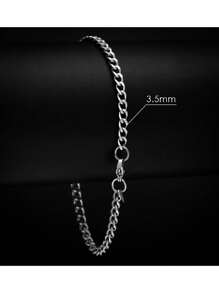 Men'S Necklace Sets - 銀色 - 查看 3