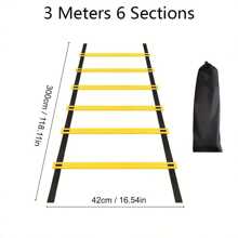 1pc Agile Ladder, Agile Speed Trainer, Can Be Carried Around, Suitable For Indoor And Outdoor And Other Places, Widely Used In Ball Games, Fitness Sports, Etc., Born For Sports! - Multicolor - View 15