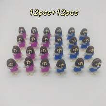 24入組彩色小耶穌塑像，批發耶穌玩具禮品，經典嬰孩耶穌基督救主娃娃，復活節裝飾、裝備，派對禮品 - 彩色 - 查看 1