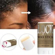 0.56oz/ 16g Hair Wax Stick Smoothing & Slick Stick For Wigs, Non-Greasy Travel Size Styling Pomade Gel For Tames Flyaways Edge Control, Strong Hold Broken Hair Artifact For Texture