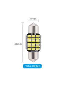Lâmpada Led Cob Torpedo Led Cree Canbus Canceller Teto Placa - 31mm - Visão 2