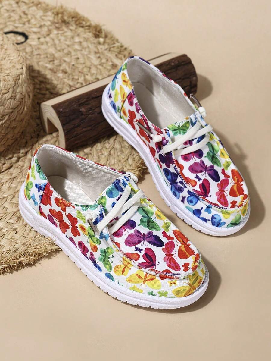 2024 nowe nastoletnie brezentowe buty, lekkie kolorowe buty dziecięce, retro sznurowane neutralne buty sportowe w stylu narodowym z antypoślizgową miękką podeszwą