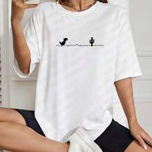 Women T-Shirts - 白色 - 查看 1
