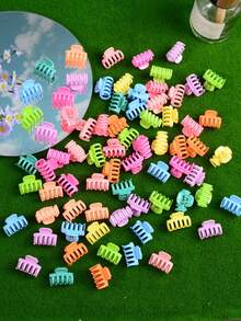 30入組討人喜愛的Dopamine Y2K迷你小髮夾，適用於女性和女孩日常佩戴，校園和閒暇裝飾，送給朋友的禮物 - 彩色 - 查看 7