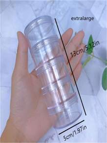 1/5/10pcs Five-Layer Storage Box S/L/XL Christmas Halloween Holiday Jewelry Jewelry Storage And Packaging Medicine Box One-Piece Anti-Oxidation Bracelet Multi-Layer Desktop Portable Storage Nail Art Storage Box Travel Skin Care Products Cosmetics Pigment Paste Sequins Sticky Body Packaging Box 1 Set