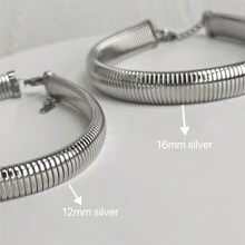 1入復古風修身項鍊，18K金鍍不銹鋼材質，適合女性日常佩戴和婚禮禮物 - Necklace - 查看 6